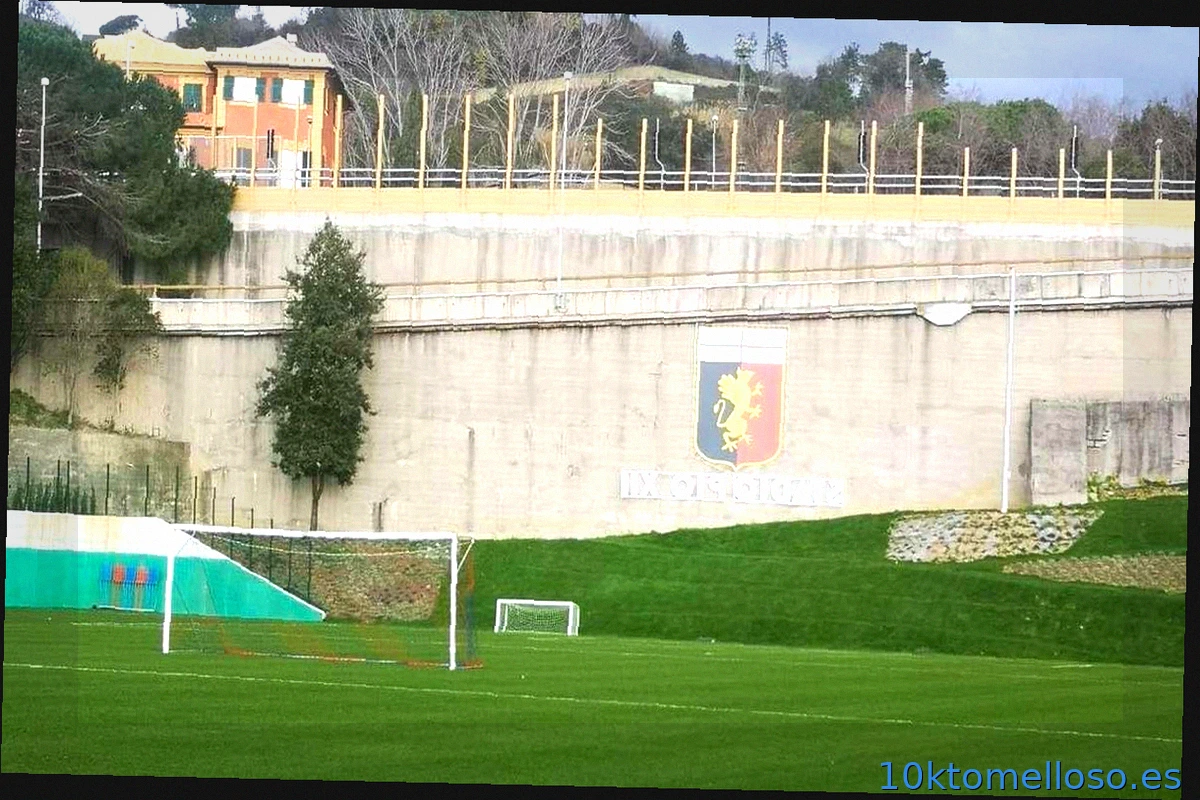 Génova: últimos preparativos para el amistoso contra el Leicester